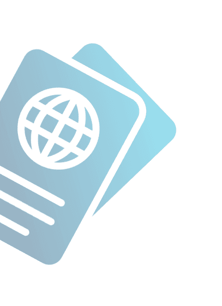 Passports decoration