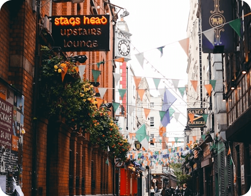 Scenic view of Ireland study destination
