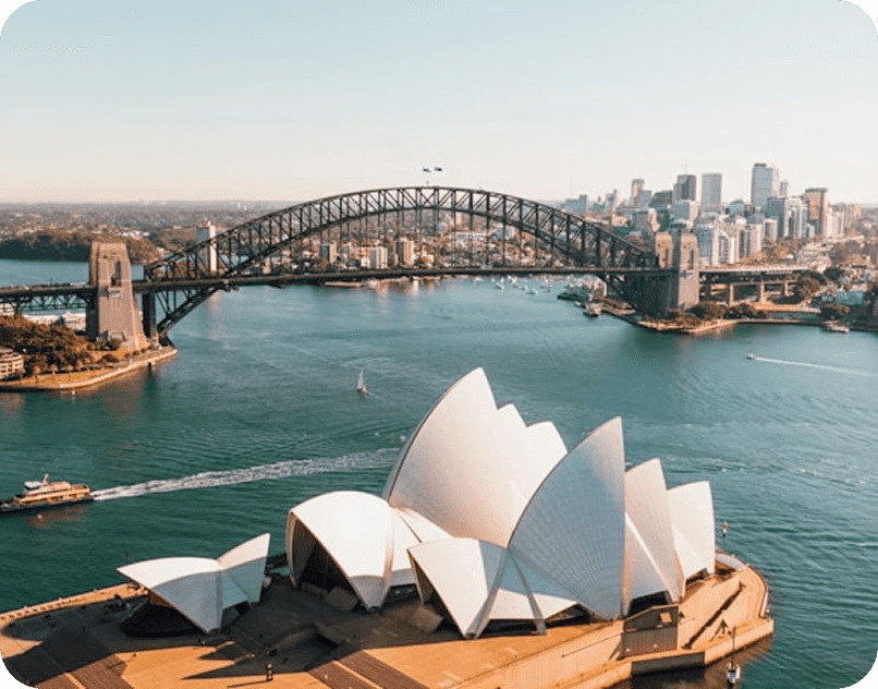Scenic view of Australia study destination